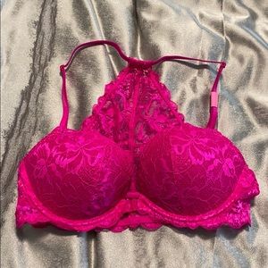 VS PINK front-clasp push up bra